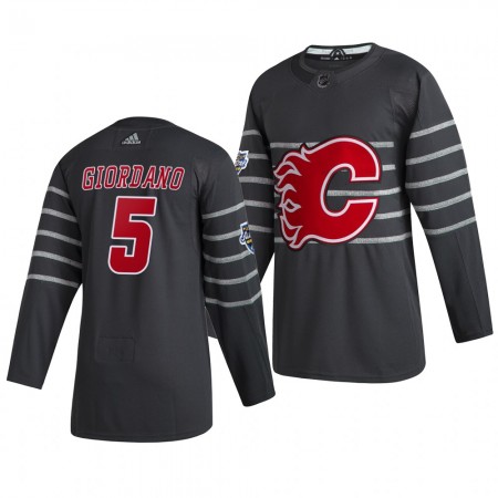 Calgary Flames Trikot Mark Giordano 5 Grau 2020 NHL All-Star Adidas Authentic - Herren